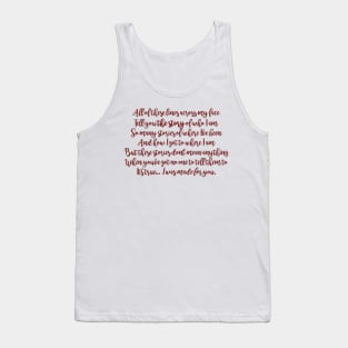 The Story Tank Top